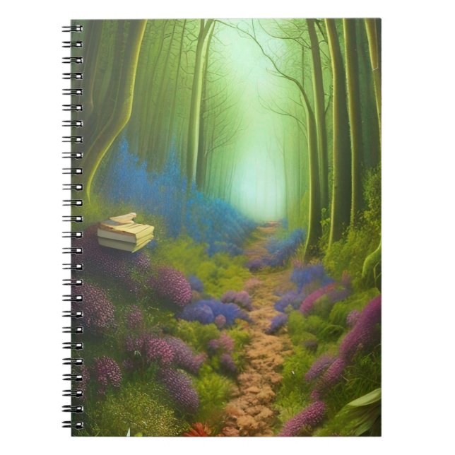 Caderno Espiral Uma caminhada pela madeira entoada (Frente)