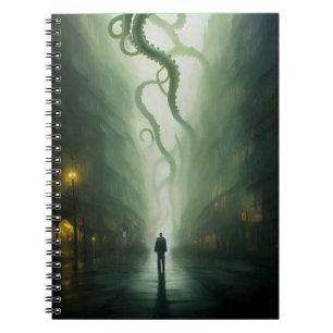 Caderno Espiral Uma cidade sob o horror de Cthulhu