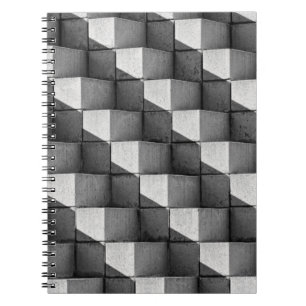 Caderno Espiral Uma face da escultura da "Quatro Pirâmides Lados"