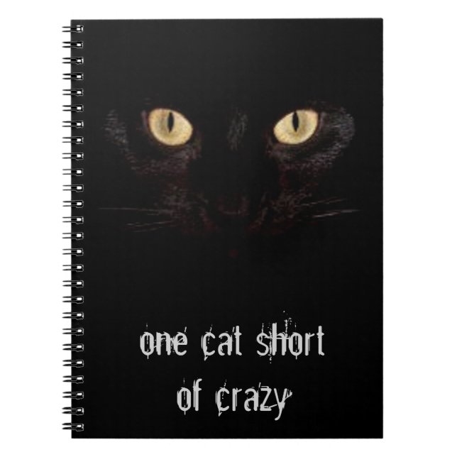 Caderno Espiral uma gata a menos (Frente)