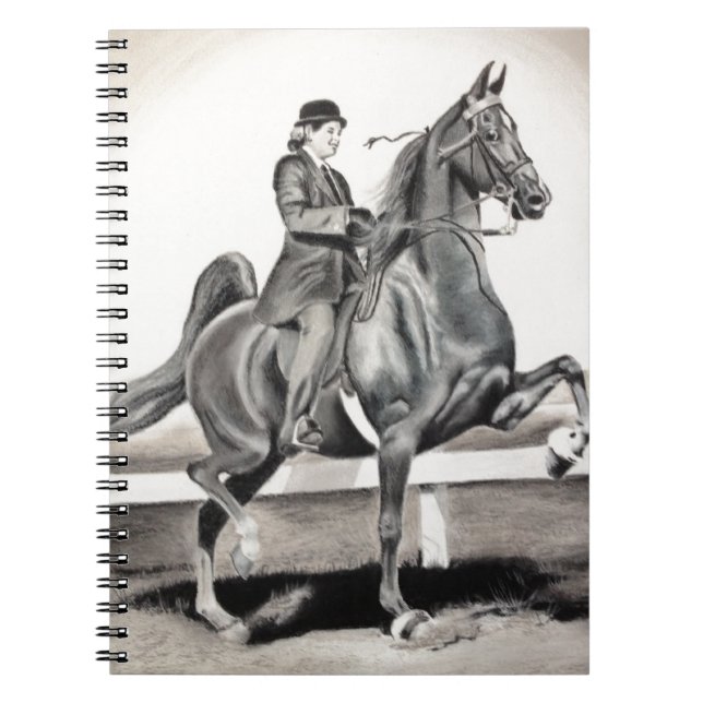 Caderno Espiral Uma menina e um sonho por Linda Dalziel (Frente)