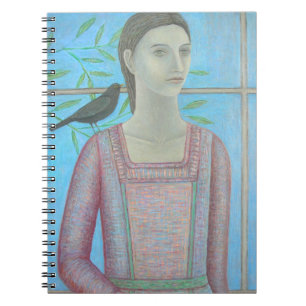 Caderno Espiral Uma mulher e um melro são um 2012
