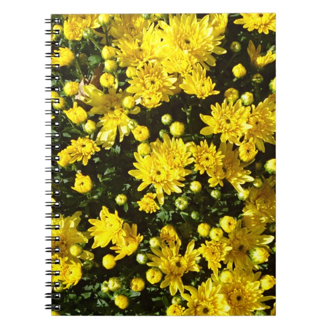 Caderno Espiral Uma multidão de Mães amarelas (Frente)