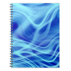 Caderno Espiral Uma Névoa Azul Mística