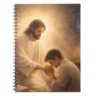 Caderno Espiral Uma Oração de Joelhos com Jesus