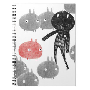 Caderno Espiral Uma visita amigável ao bunnyland 2014