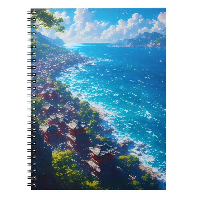 Caderno Espiral Umi no Yume “Sonho do Mar” (Frente)