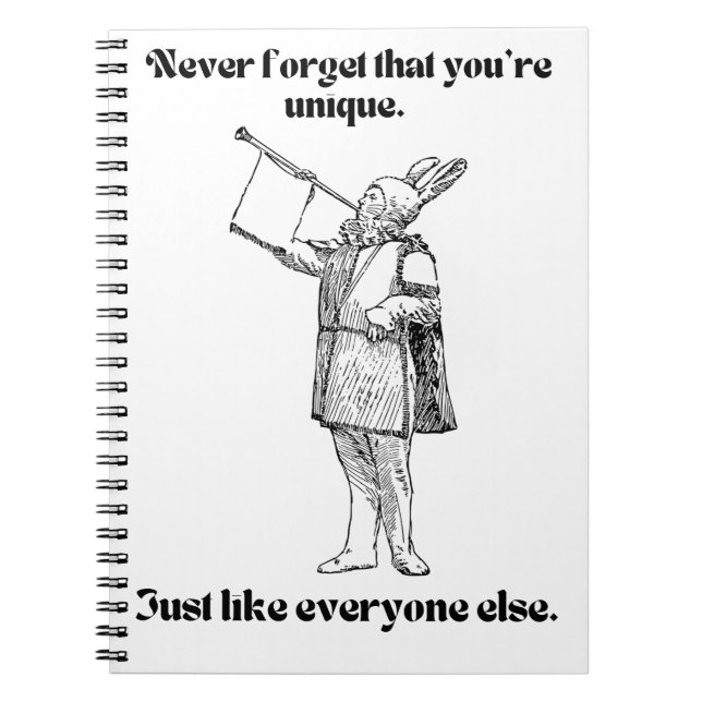 Caderno Espiral único como todos (Frente)