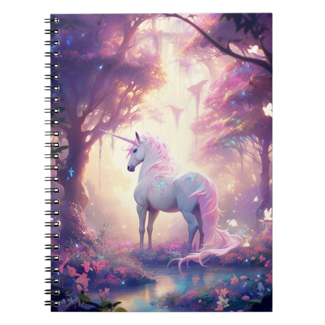 Caderno Espiral Unicorn Fantasy Art (Frente)