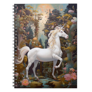 Caderno Espiral Unicorn Fantasy Art