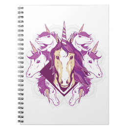 Caderno Espiral Unicorn mandala