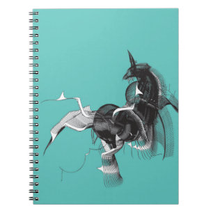Caderno Espiral Unicórnio Digital