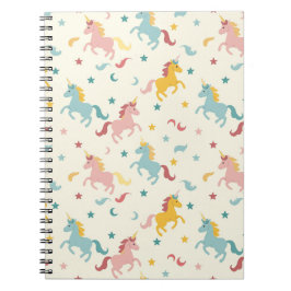 Caderno Espiral Unicórnio Fofo 