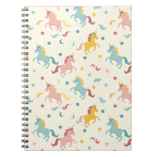 Caderno Espiral Unicórnio Fofo