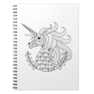 Caderno Espiral Unicórnio inspirado