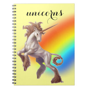 Caderno Espiral unicórnios