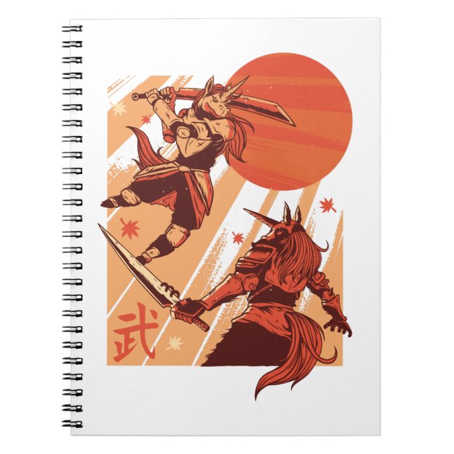 Caderno Espiral Unicorns Warriors (Frente)