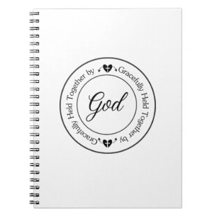 Caderno Espiral Unidos com Graça por Deus