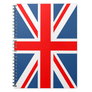 Caderno Espiral Union Jack