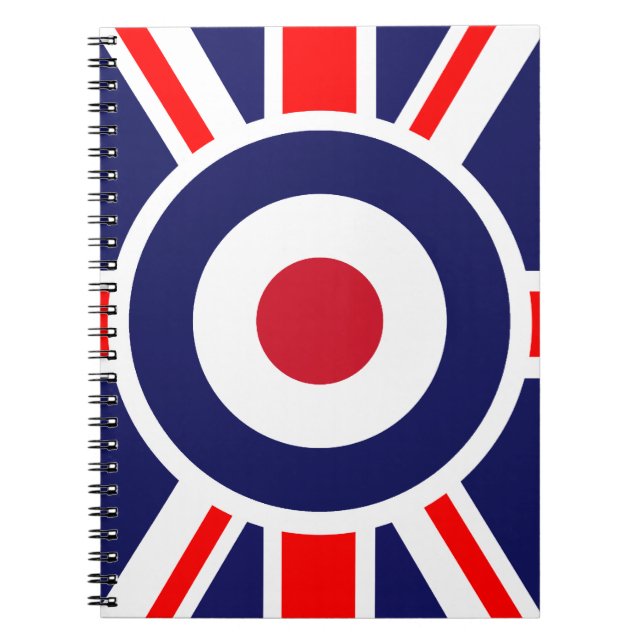Caderno Espiral Union Jack Mods England Target (Frente)