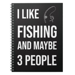Caderno Espiral Unique Fishing Gifts Fisher Fish Lover Fisherman