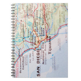 Caderno Espiral United States 1830 Historical Vintage Map