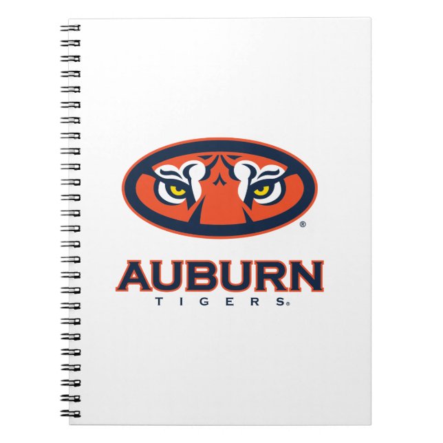 Caderno Espiral Universidade Auburn | Auburn Tigers (Frente)
