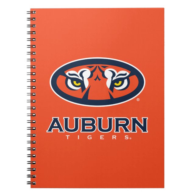 Caderno Espiral Universidade Auburn | Auburn Tigers (Frente)