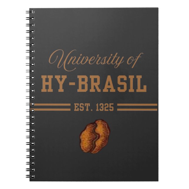 Caderno Espiral University of Hy-Brasil, Est. 1325 (Frente)