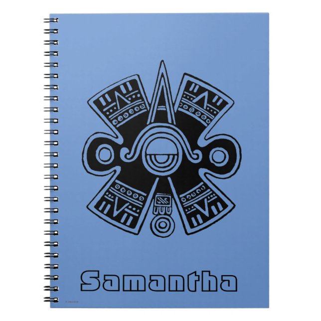 Caderno Espiral Universo asteca (Frente)