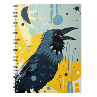Caderno Espiral Unkempt Crow