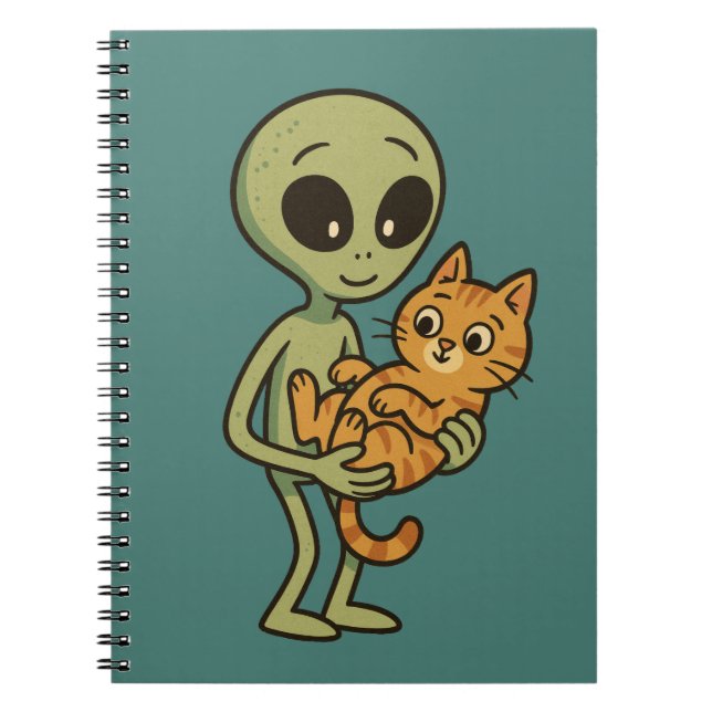 Caderno Espiral Unlikely Intergalactic Friends (Frente)