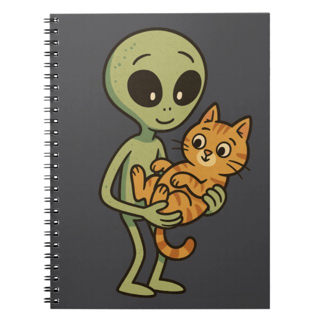 Caderno Espiral Unlikely Intergalactic Friends (Frente)