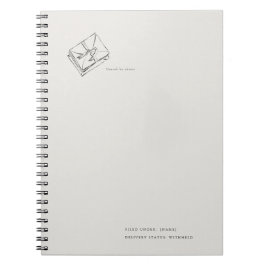 Caderno Espiral Unsent Letters- Regency Correspondence
