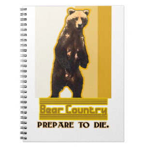 Caderno Espiral Urso