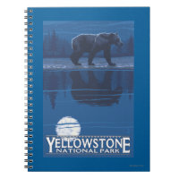 Urso à Lua - Parque Nacional de Yellowstone