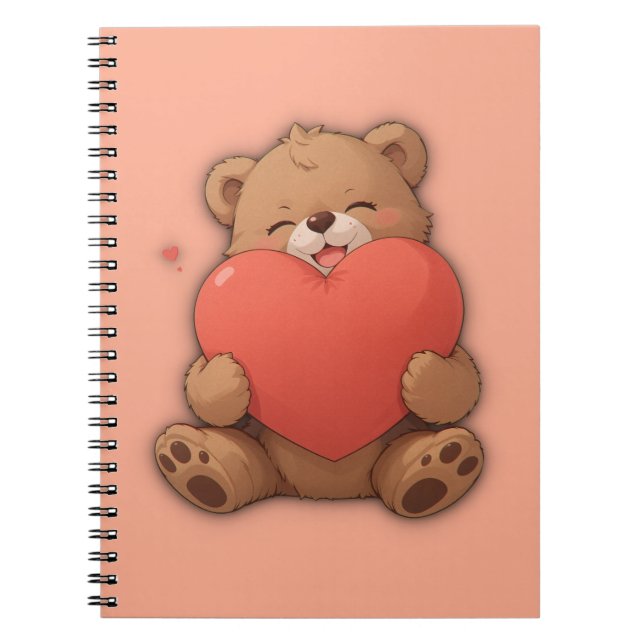 Caderno Espiral Urso-de-abóbora (Frente)