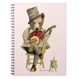 Caderno Espiral Urso de Banjo 3