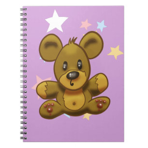 Caderno Espiral Urso de Corda