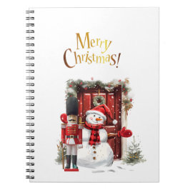 Caderno Espiral Urso de soldado britânico de brinquedo chapéu e bo