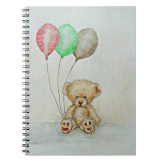 Caderno Espiral urso de ursinho