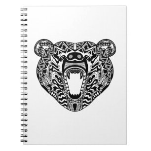 Caderno Espiral Urso do estilo