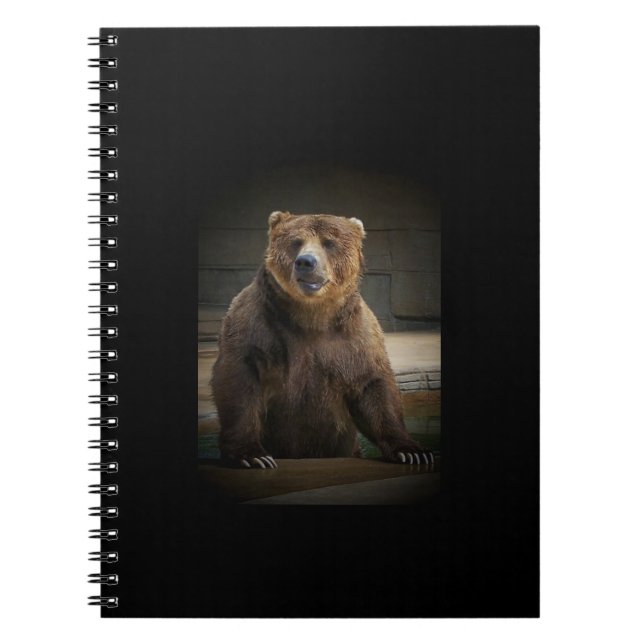 Caderno Espiral Urso Grizzly (Frente)