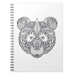 Caderno Espiral Urso inspirado