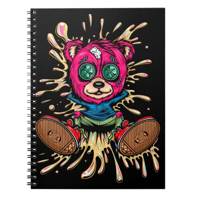 Caderno Espiral Urso No Mel (Frente)