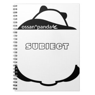 Caderno Espiral urso ossan*panda 
