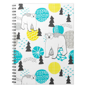 Caderno Espiral Urso polar