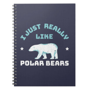 Caderno Espiral Urso Polar
