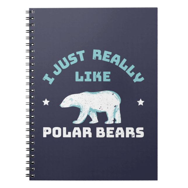 Caderno Espiral Urso Polar (Frente)