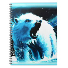 "Urso Polar Irritado" - Pintura Bonita. Comprar Ag